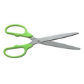 Ceremonial Ribbon Cutting Scissors with Lime Green Handles / Silver Blades (36")